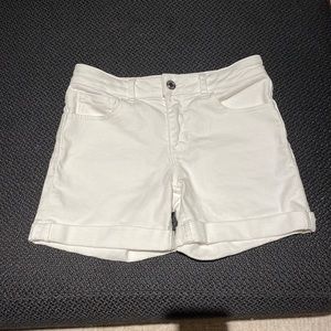Girls white shorts